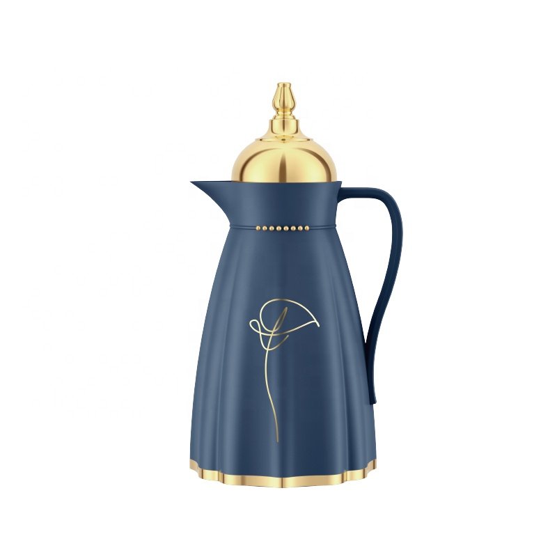 SUNLIFE Modern Luxury Arabian Coffee Pot 1.0L Thermo Jug Food Grade Material Vacuum Flask