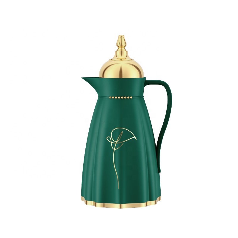 SUNLIFE Modern Luxury Arabian Coffee Pot 1.0L Thermo Jug Food Grade Material Vacuum Flask