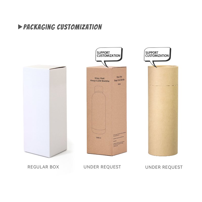 Custom Logo 500/750/1000ml Thermal Vacuum Gym Sports Water Bottle Double Wall Insulated Drink Fashion Hot Cold Water Bottle