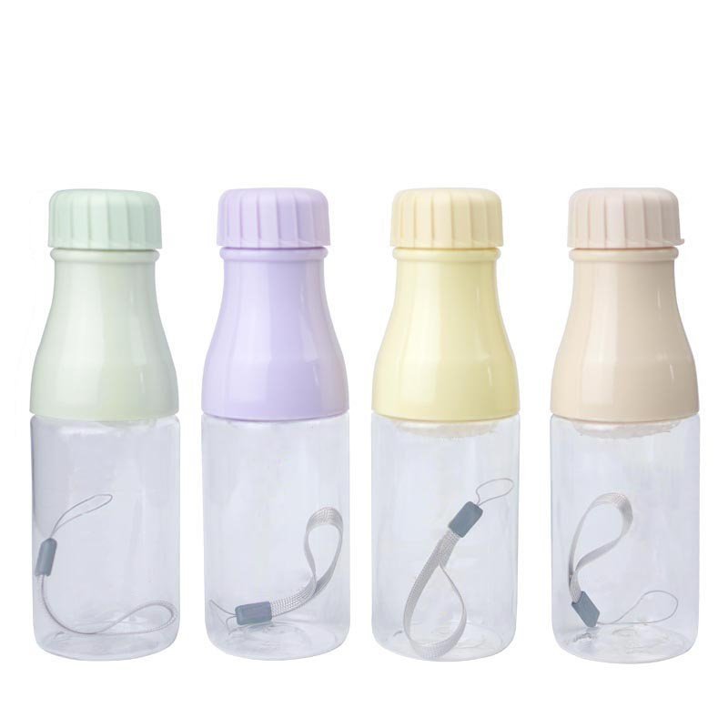 Plastic 2 in 1 water Cup 500ML Dual Two Compartment Portable Fancy Plastic Water Bottles