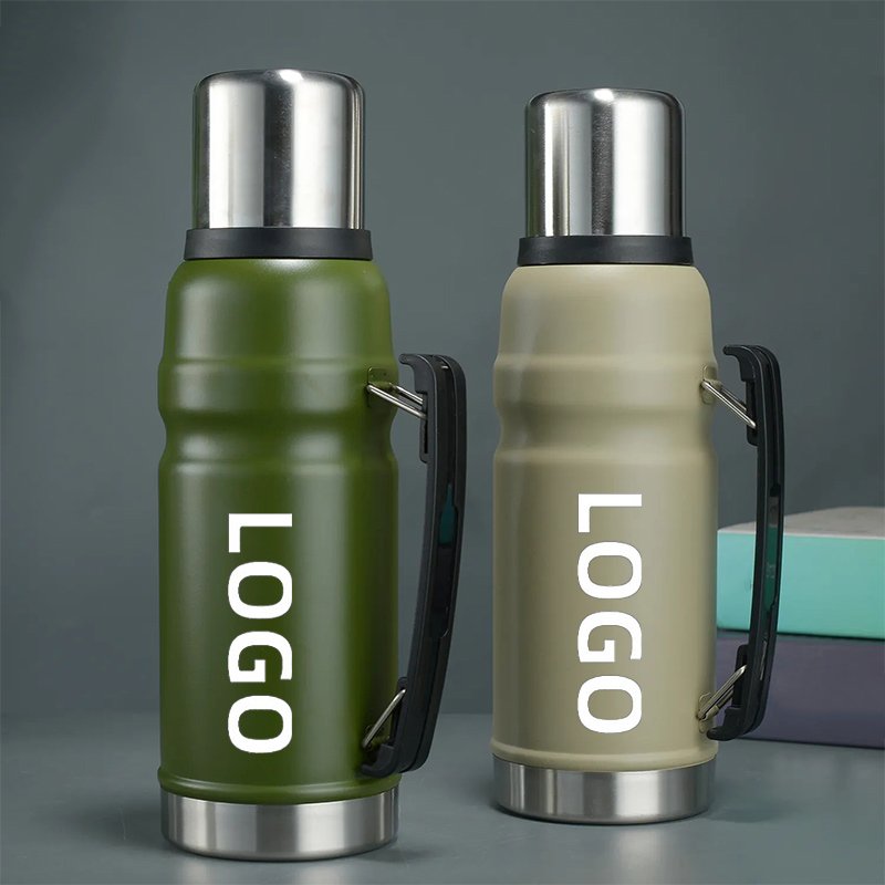 Customized Double Walled Stainless Steel Flasks Vacuum Insulated Water Bottle Thermos Yerba