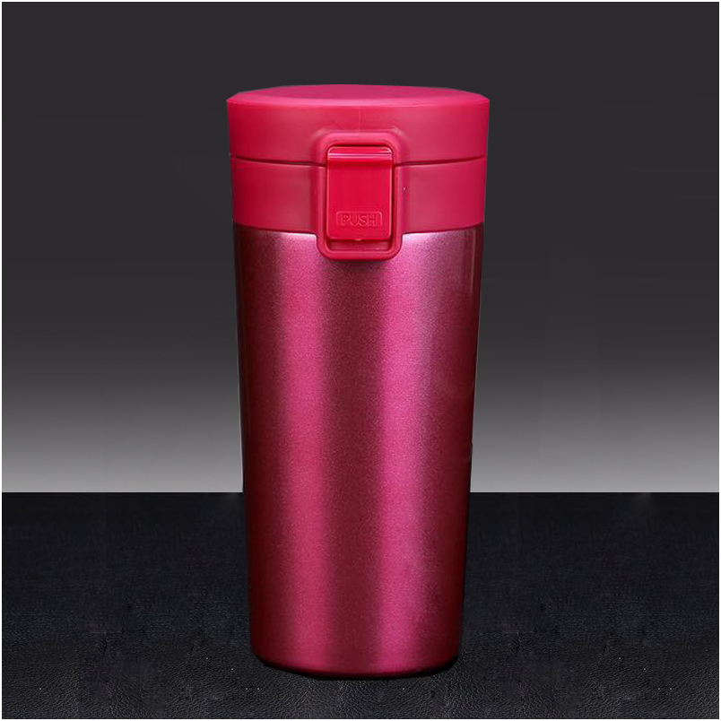 Bounce Cup Vacuum Mug With Bounce Cover 304 Stainless Steel Straight Insulation Cup Business coffee mug