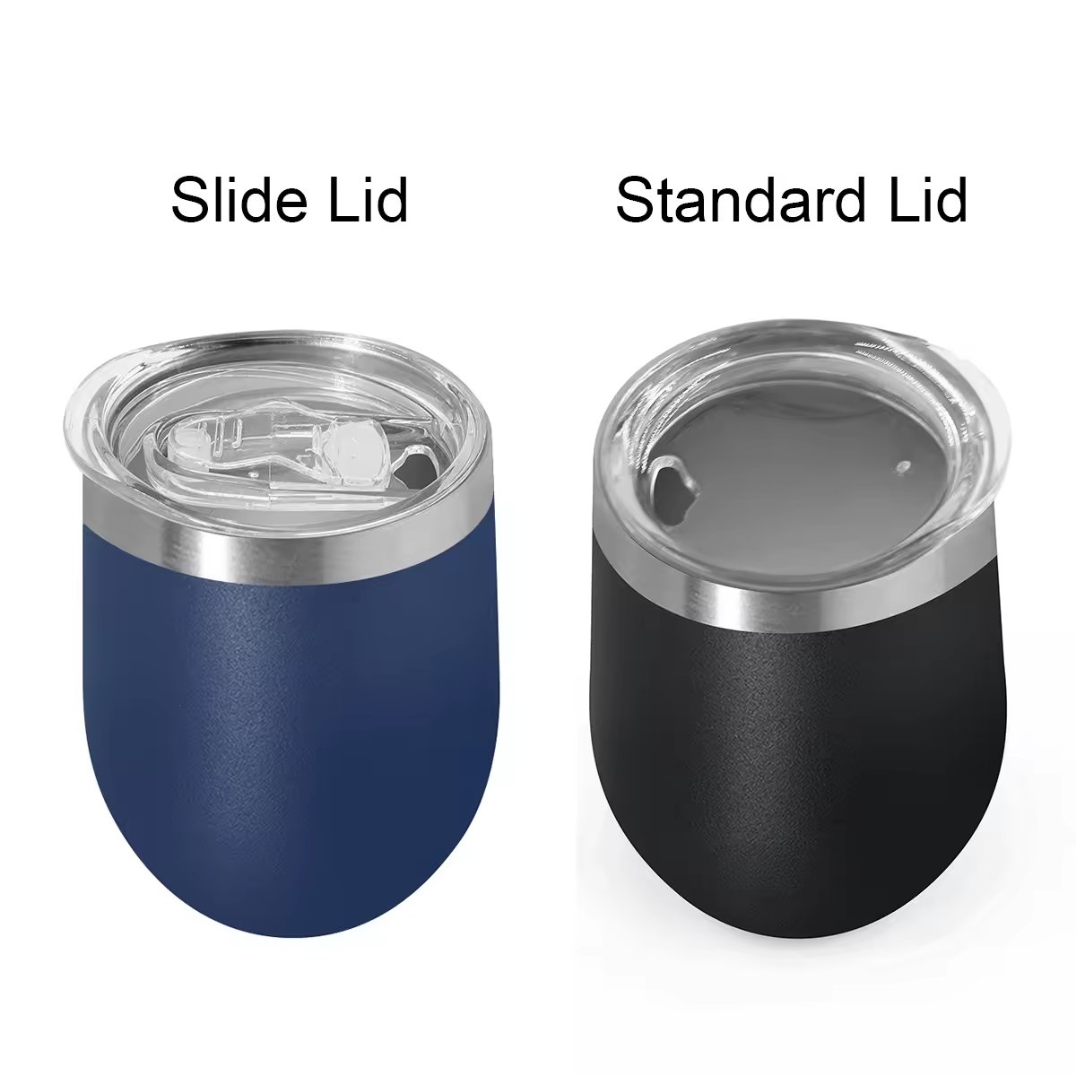 Factory Double Wall Stainless Steel Water Bottle Coffee Mugs Vacuum Insulated Egg 8oz Wine Tumbler Mug