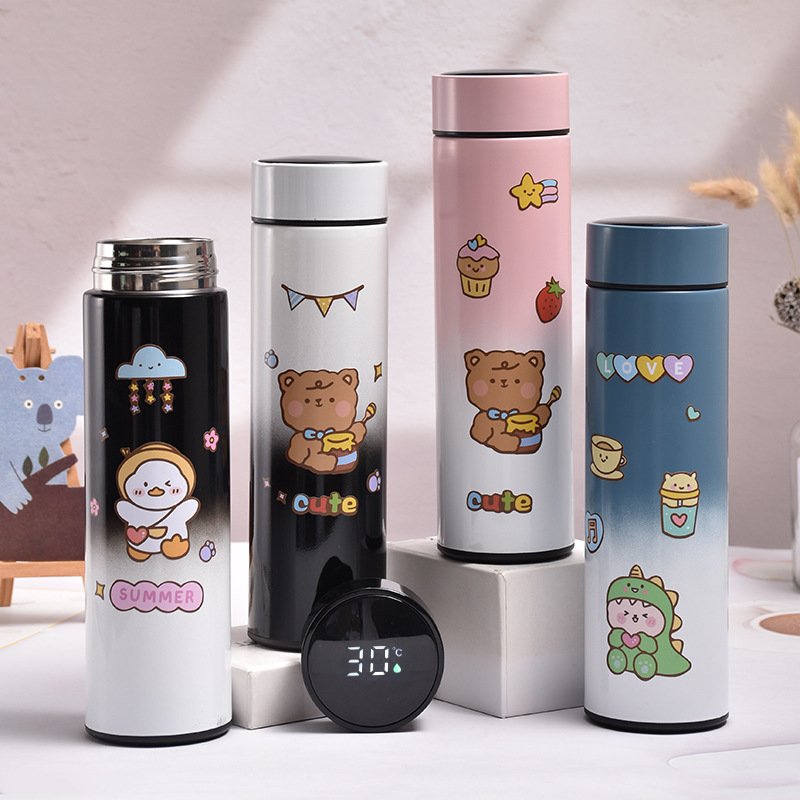 500ml Intelligent Digital Termos LED Temperature Display Water Bottle Cup Flask Tea Infuser Vacuum Insulated Thermos Bottle