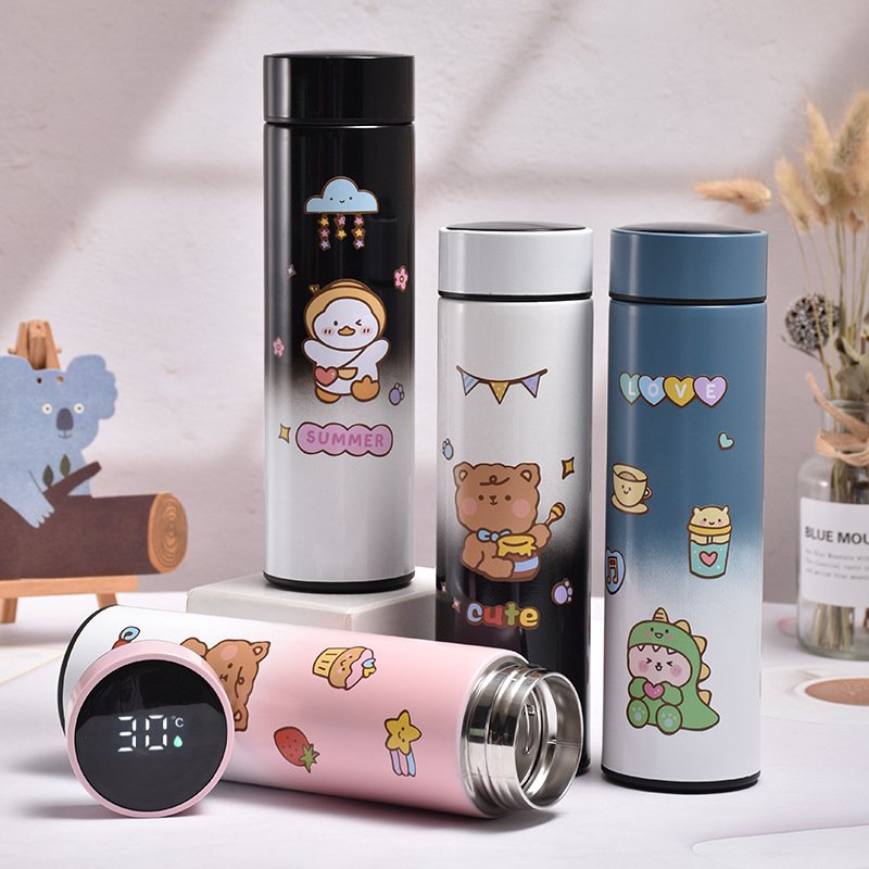 500ml Intelligent Digital Termos LED Temperature Display Water Bottle Cup Flask Tea Infuser Vacuum Insulated Thermos Bottle