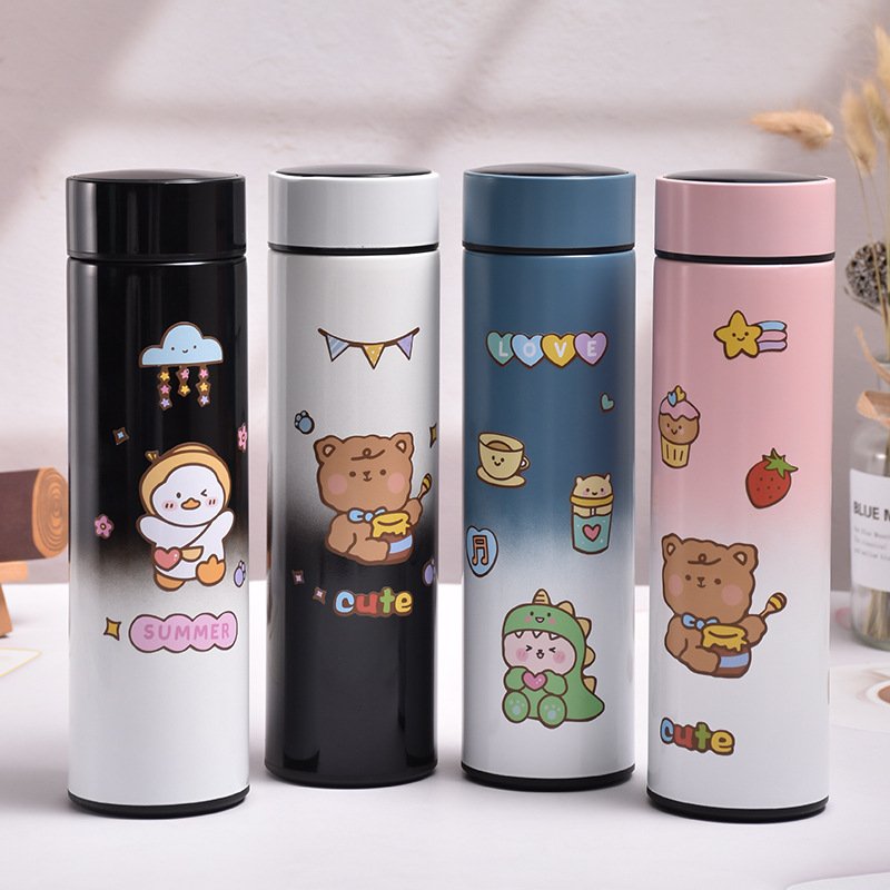 500ml Intelligent Digital Termos LED Temperature Display Water Bottle Cup Flask Tea Infuser Vacuum Insulated Thermos Bottle