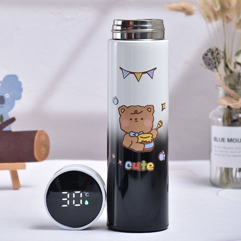 500ml Intelligent Digital Termos LED Temperature Display Water Bottle Cup Flask Tea Infuser Vacuum Insulated Thermos Bottle