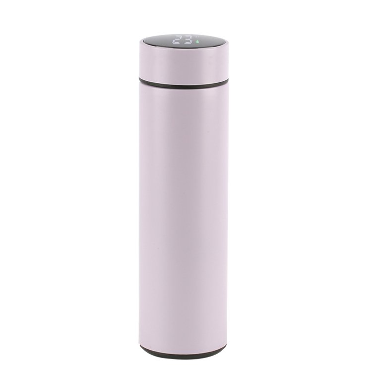 Ailingalaxy 500ml smart display bottle water filter bottles led