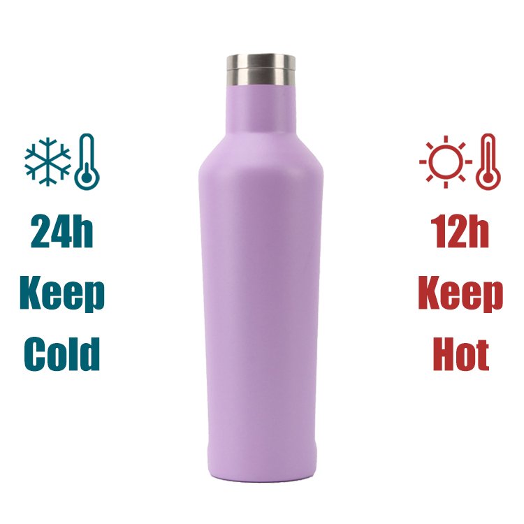 Custom Logo 500 ml Insulated Thermo Outdoor Sports Stainless Steel Thermo Vacuum Sealed Bottle Travel Thermo Flask