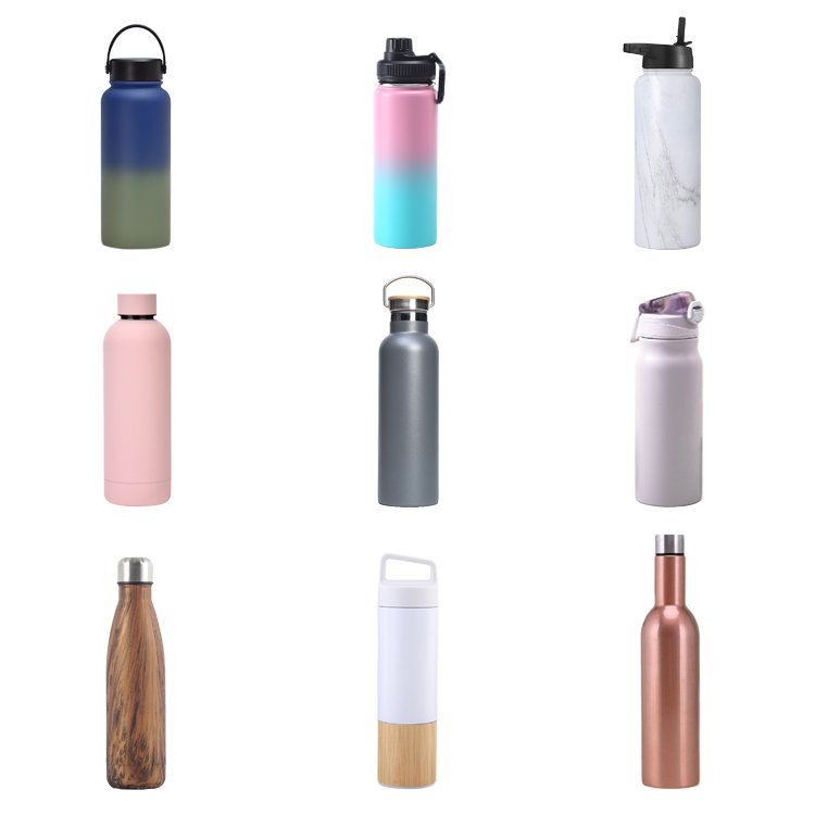 Custom Logo 500 ml Insulated Thermo Outdoor Sports Stainless Steel Thermo Vacuum Sealed Bottle Travel Thermo Flask