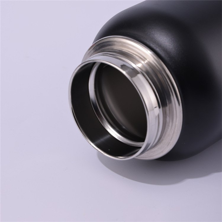 Wide Mouth Sport Water Bottle Double Wall Powder Coated Stainless Steel Vacuum Flask for hiking and Fitness