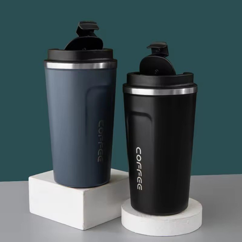 Hot Sale Vacuum Flask Insulated Thermal Double Wall Stainless Steel Coffee Mug Cup Portable Tumbler Termos Water Bottle with Lid