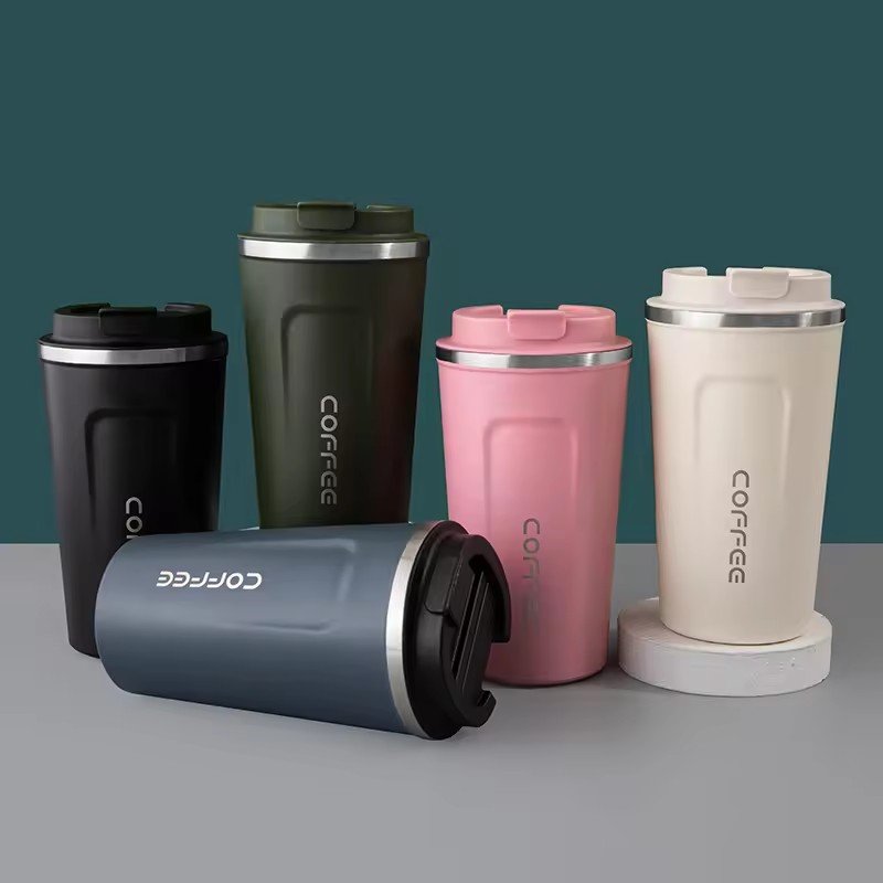 Hot Sale Vacuum Flask Insulated Thermal Double Wall Stainless Steel Coffee Mug Cup Portable Tumbler Termos Water Bottle with Lid