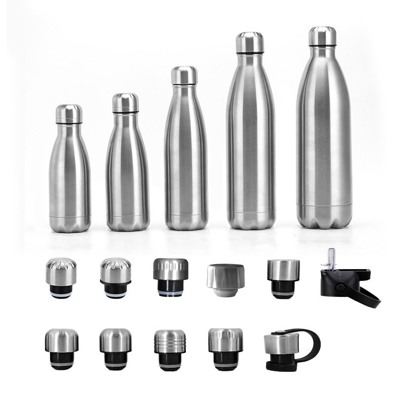 Cheap Hot Sale Top Quality Square Cap Insulation Sport Cola Shape Stainless Steel Travel Water Bottle