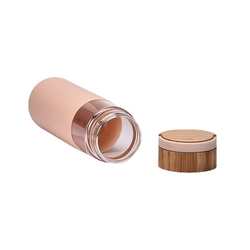 High Quality 520ML Silicone Sleeves Bamboo Lid Sports Water Bottle With Hand Grip