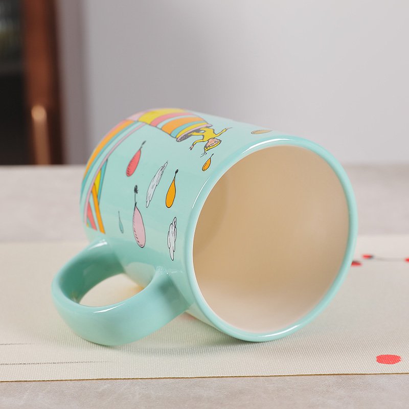 Personalized Promotional Porcelain Customized LOGO Printed Cups Coffee Ceramic mugs