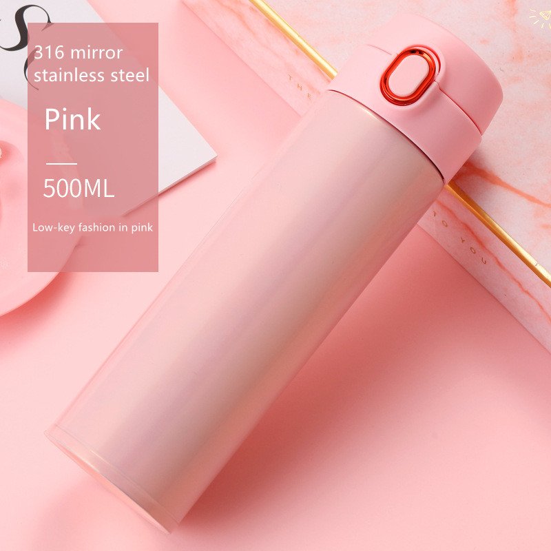 316 stainless steel new bouncing cup can be customized LOGO wholesale creative car water cup