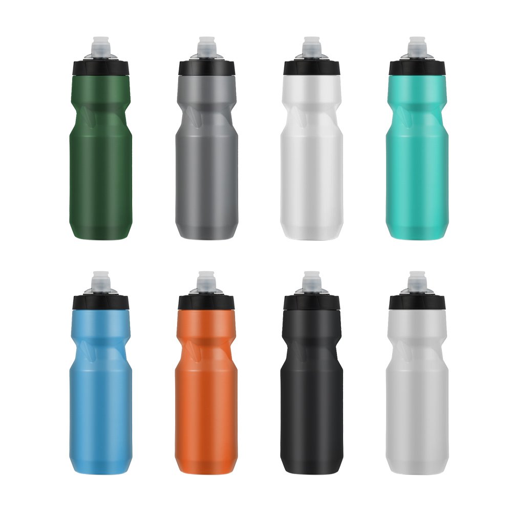 Custom Logo Sport Bicycle Mountain Bike Cycling Squeeze Water Bottle with Cap for Bicycle Bike