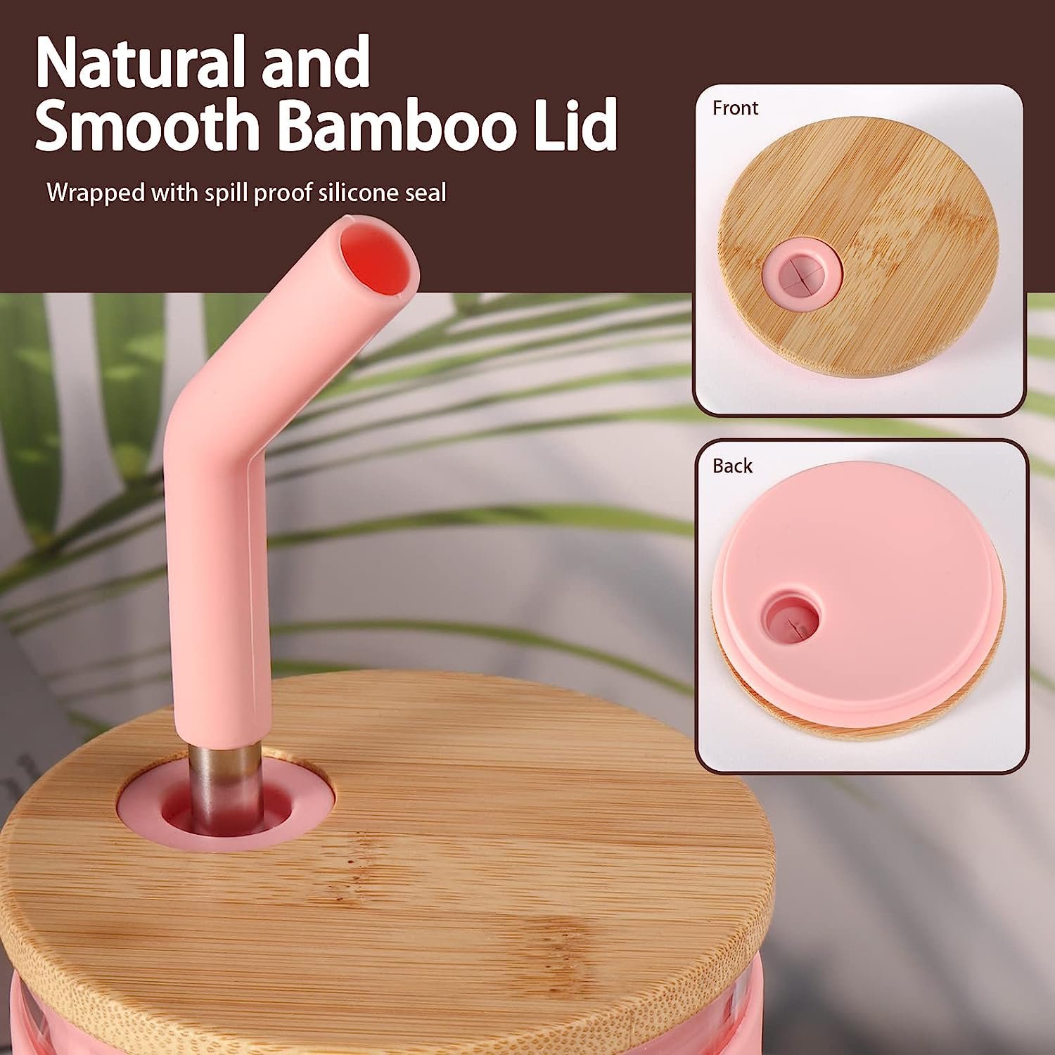 Wholesale 2023 Fashionable Travel 32 Oz 32Oz Borosilicate Glass Can Beer Tumbler Cups Mugs With Bamboo Lids And Straws Reusable