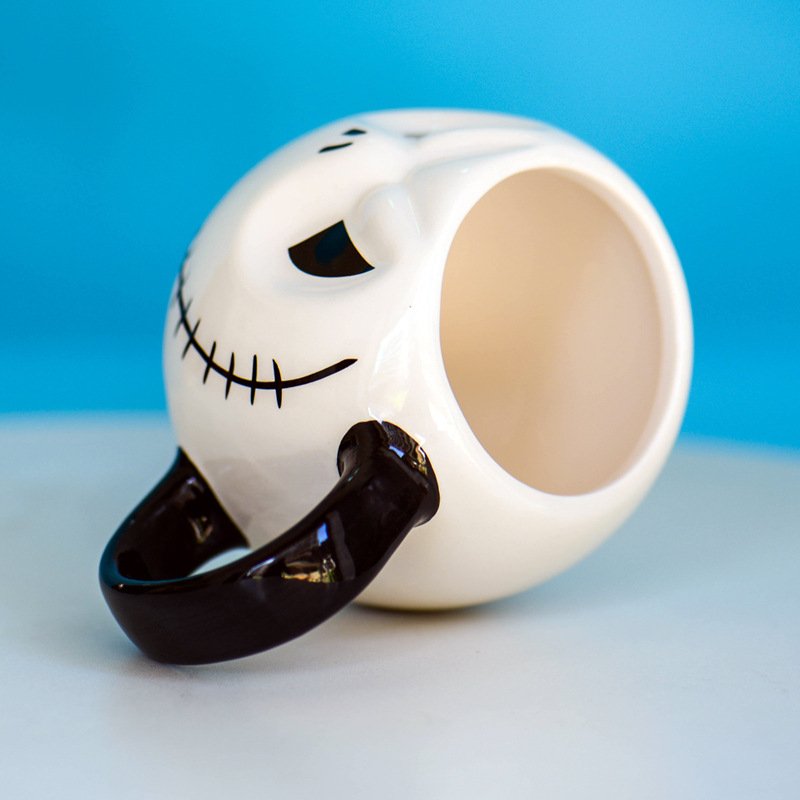 Personality Creativity Halloween Ghost Ceramic Coffee Mug the Nightmare Before Grinch Christmas Mug