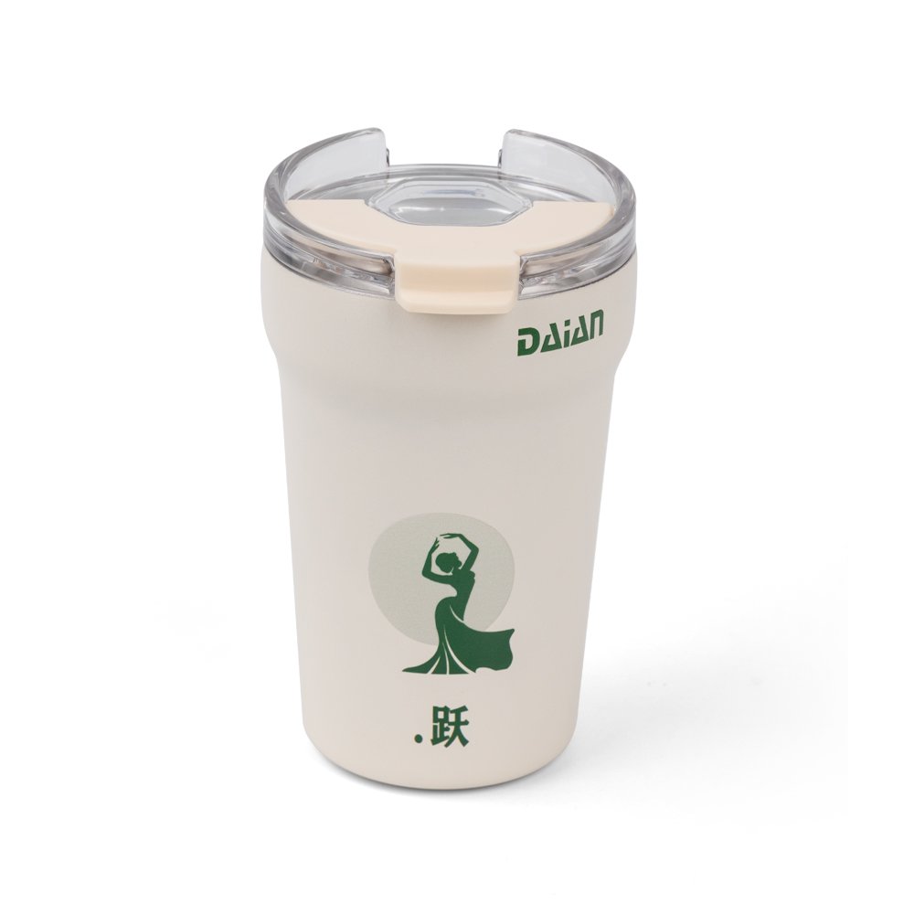 Stainless steel vacuum cup mug custom logo reusable travel coffee tumbler with silicone lid thermos thermal insulated double