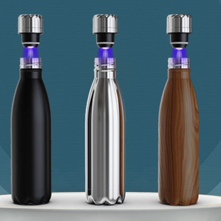 Insulation Intelligent Cola Shaped Smart Stainless Steel Thermal Vacuum Flasks, Sports Bottle With Led Temperature Display