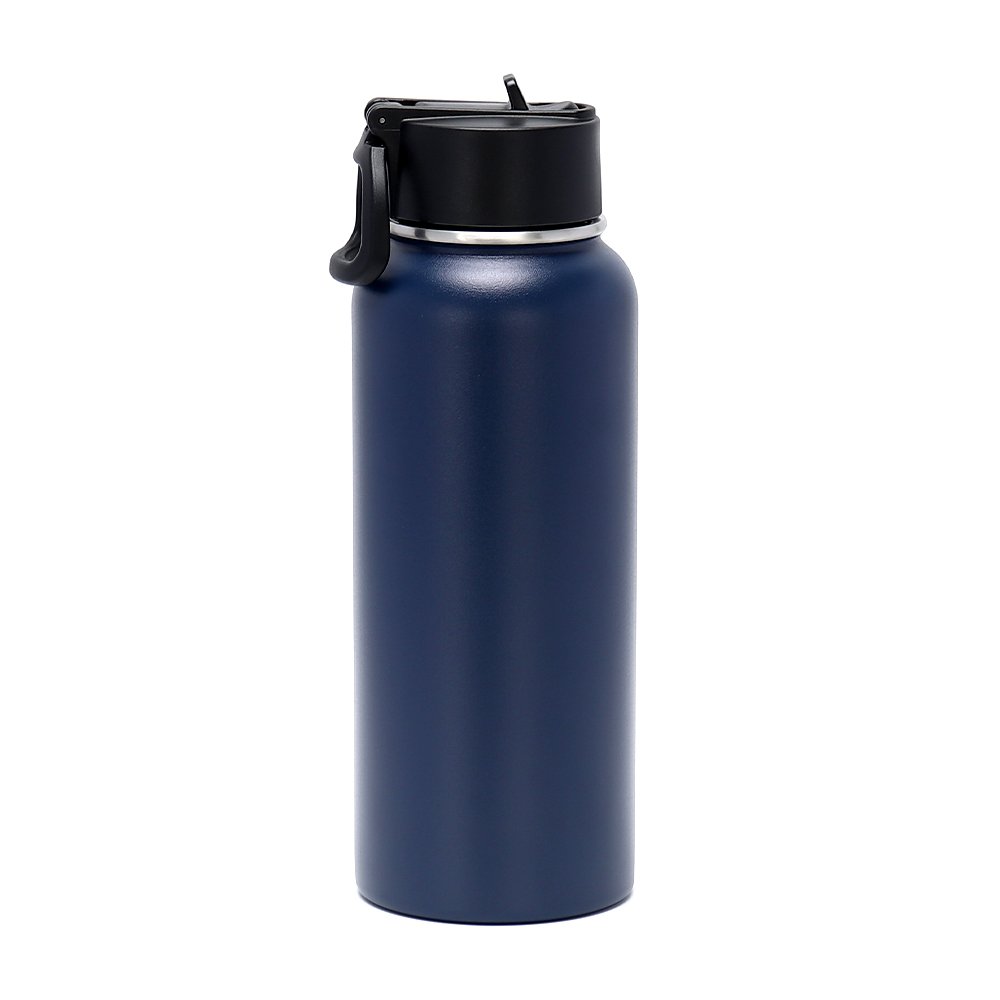 Men Cheap Metal Insulated Clear Pink Water Bottles Glossy Custom Water Bottle Straw Water Bottles