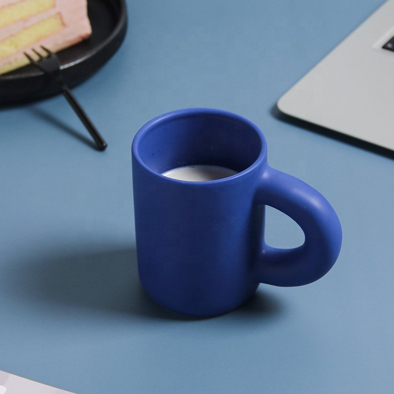 nordic ins big hand speckled coffee mug ceramic cup tea drink water reusable handmade cup gift mugs