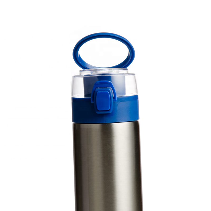 2022 top seller wholesale press button 400ml Double Wall insulated Stainless Steel Water Bottle vacuum insulated bottle