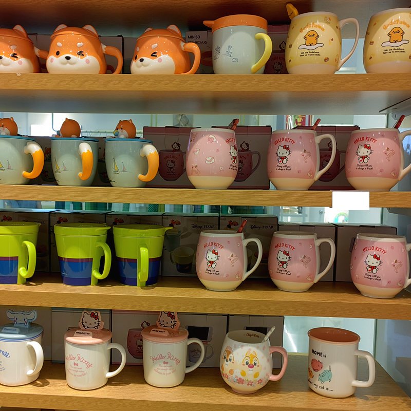 Wholesale 3D Animal Ceramic Novelty Milk Mug Cute Cartoon Modelling Coffee Mugs Drinkware Cup With handle Custom Logo
