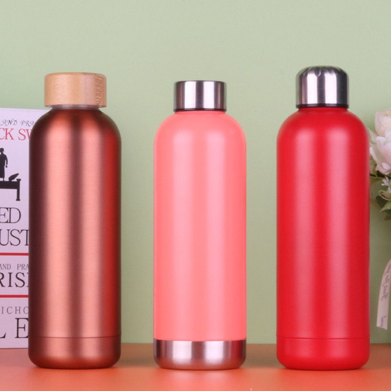 Best Sellers Stainless Steel Vacuum Flasks Thermos Bottle Insulated Water Bottles With Bamboo Lid