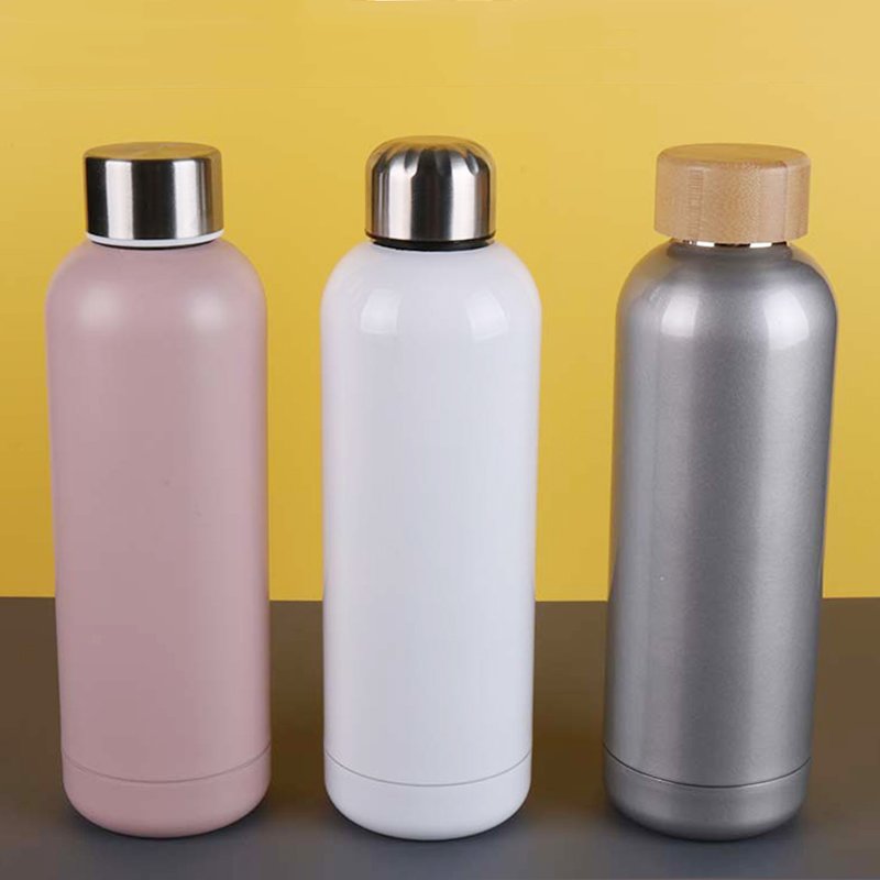 Best Sellers Stainless Steel Vacuum Flasks Thermos Bottle Insulated Water Bottles With Bamboo Lid