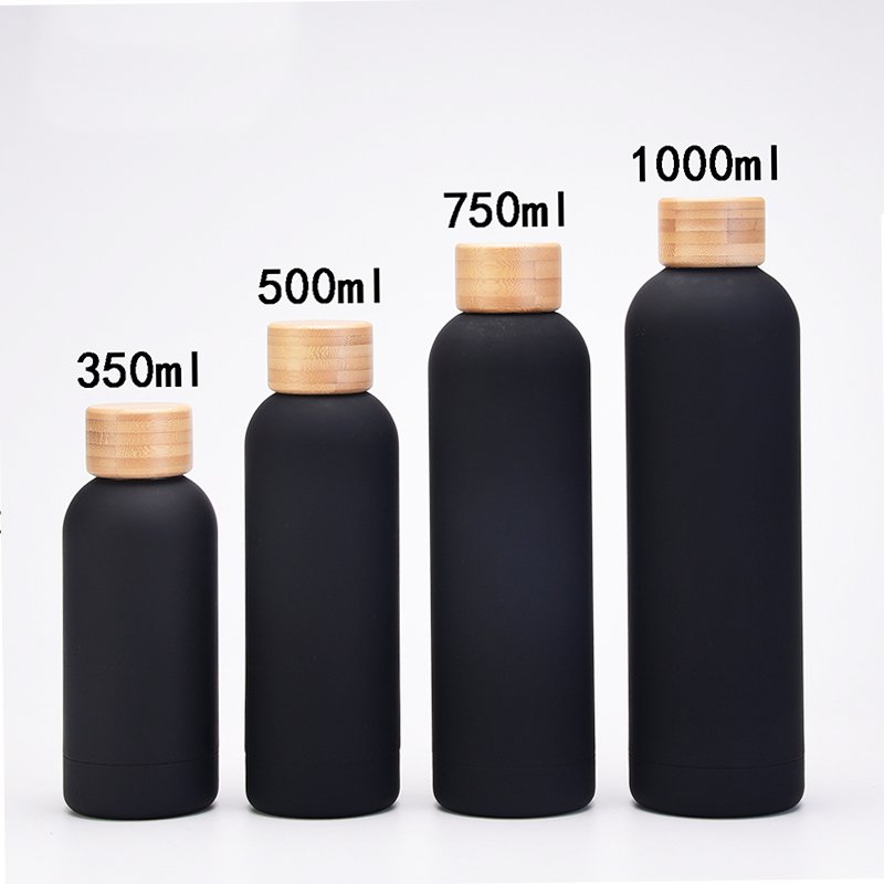 Best Sellers Stainless Steel Vacuum Flasks Thermos Bottle Insulated Water Bottles With Bamboo Lid