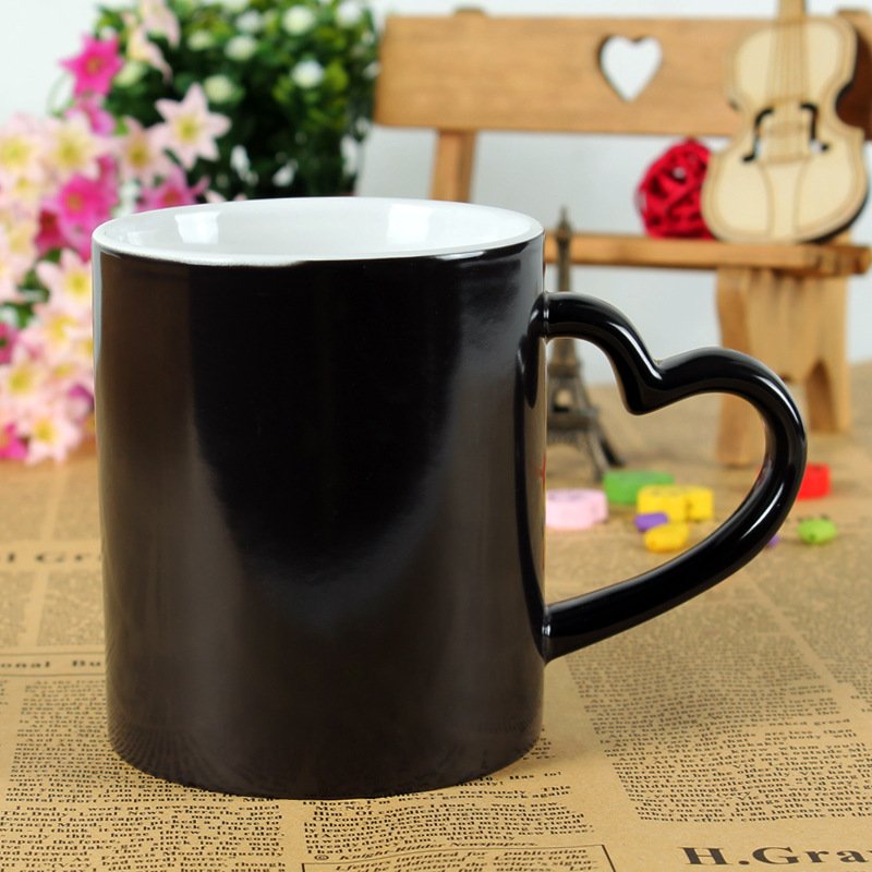 11 oz Gift Box Modern Custom Print Printed Logo Ceramic Hot Coffee Water Sublimation Heat Sensitive Color Changing Magic Mug Cup