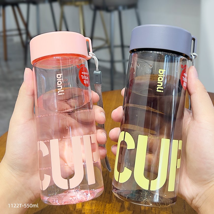 Sport Water bottle 550ml Sport wholesale bpa free clear plastic wholesale tritan material plastic water bottle