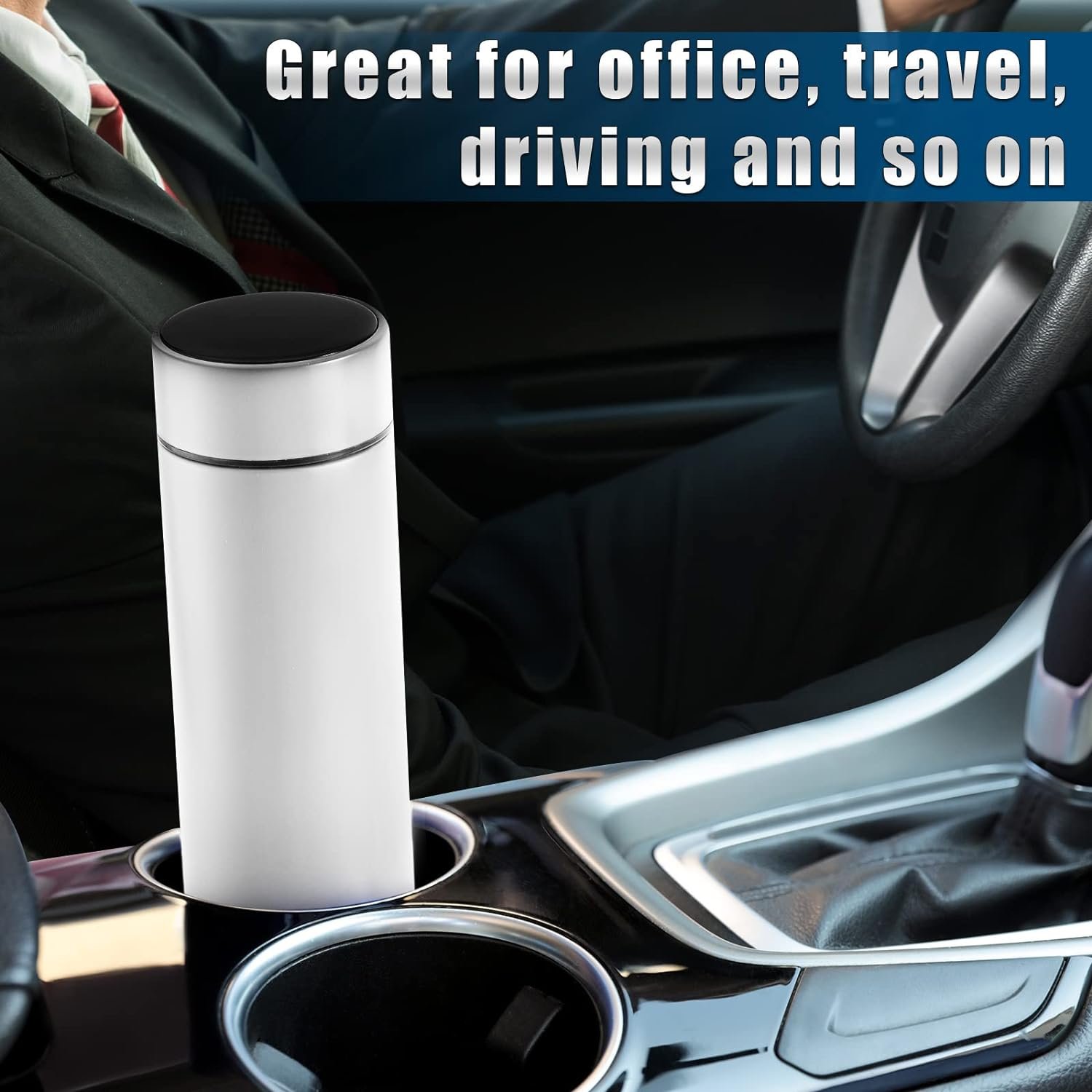 Hot Selling 16oz Double Wall Stainless Steel Private Label Smart Water Bottle With LCD Temperature Display