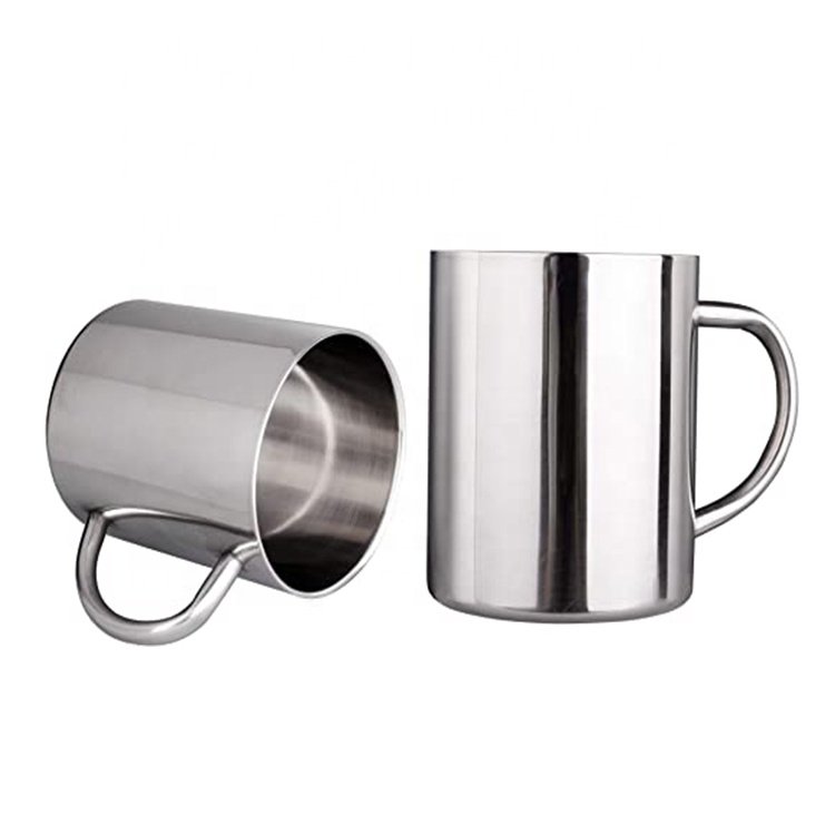 New Design RV Gift Camping Travel Metal Tea Cup Coffee Mug BPA Free Double Wall 210ML Coffee Mug
