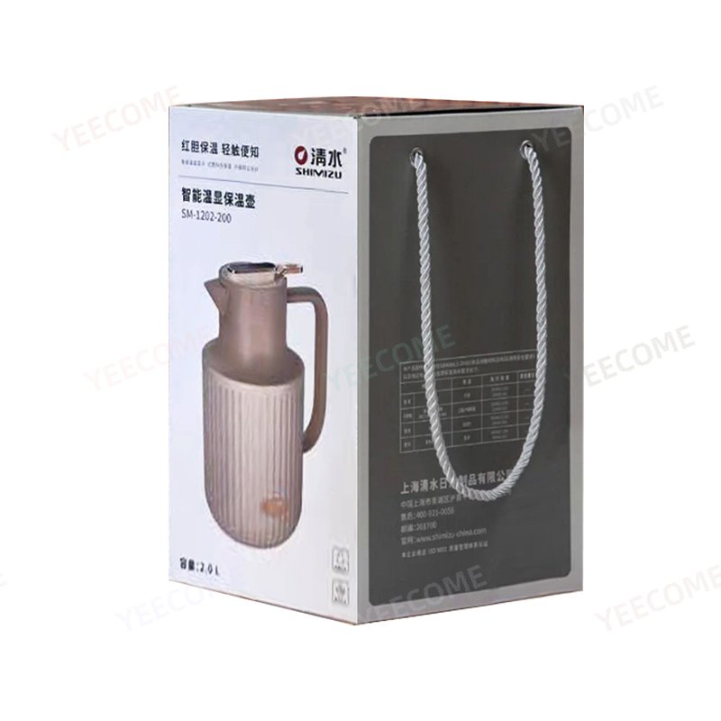 YJM1202-200 Capacity 2.0L SHIMIZU Custom Logo vacuum Flasks & Thermoses Wholesale Vacuum Flask Keep 24 Hours Hot and Cold