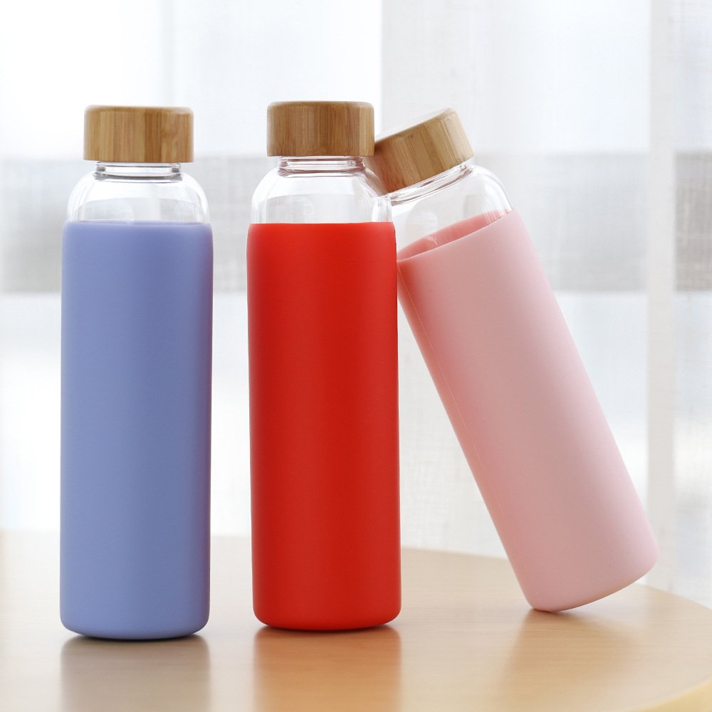 2023 Latest Design Diaphanous Travel Leak Proof Glass Oem Water Bottle Thermal Flask Vacuum