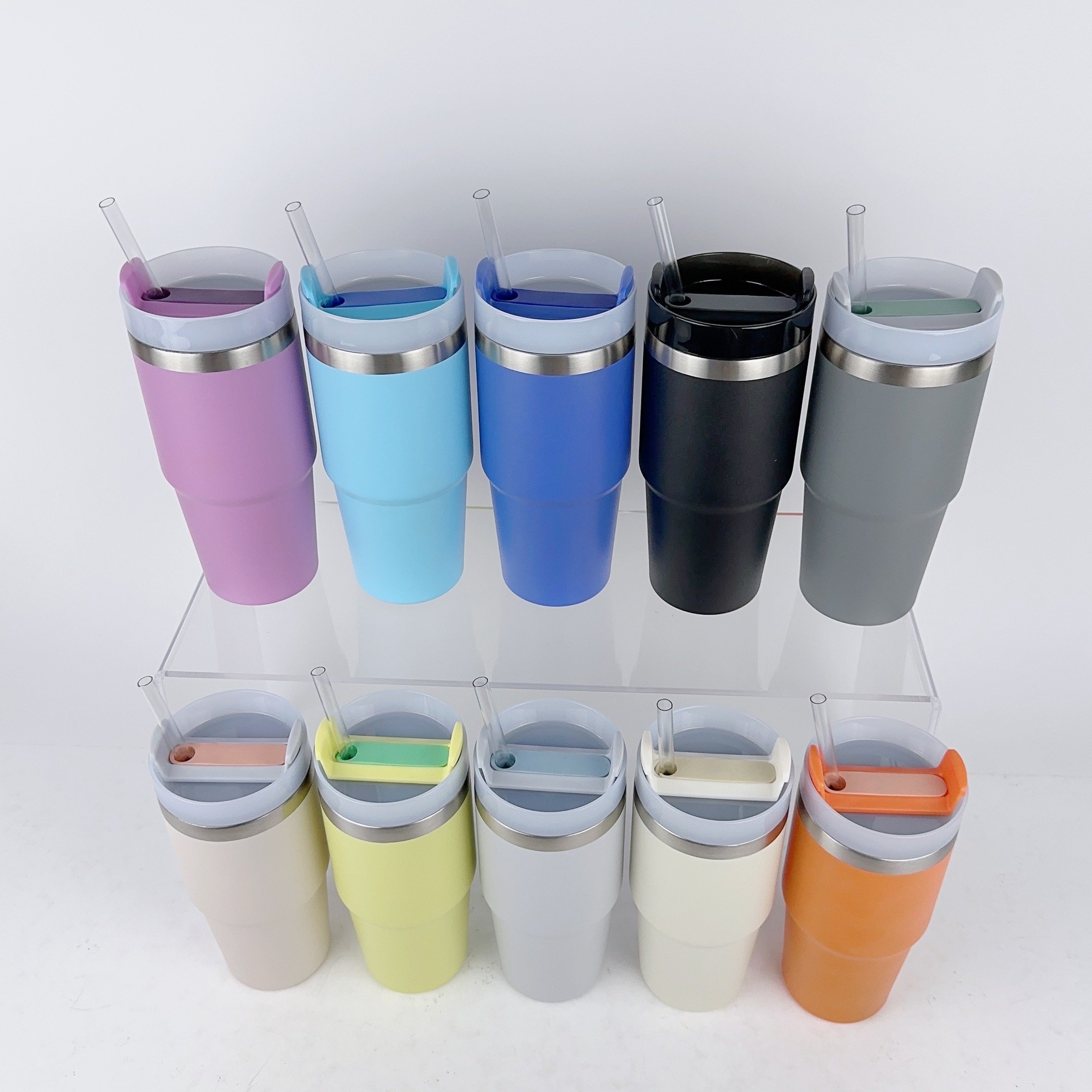 14oz Kids Tumbler with lid and straw Insulated Mug Stainless Steel Milk Water Cup Double wall Small Sippy Cup