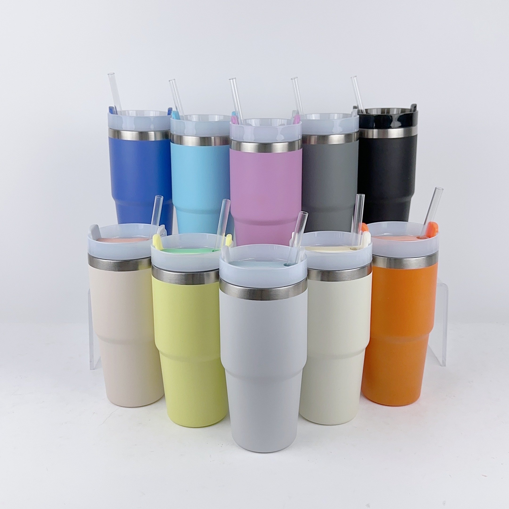 14oz Kids Tumbler with lid and straw Insulated Mug Stainless Steel Milk Water Cup Double wall Small Sippy Cup