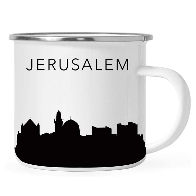 BSCI Manufacturer Hot Selling Wholesale Bulk Color Printed Custom Logo Enamel Mug for Camping Coffee Milk