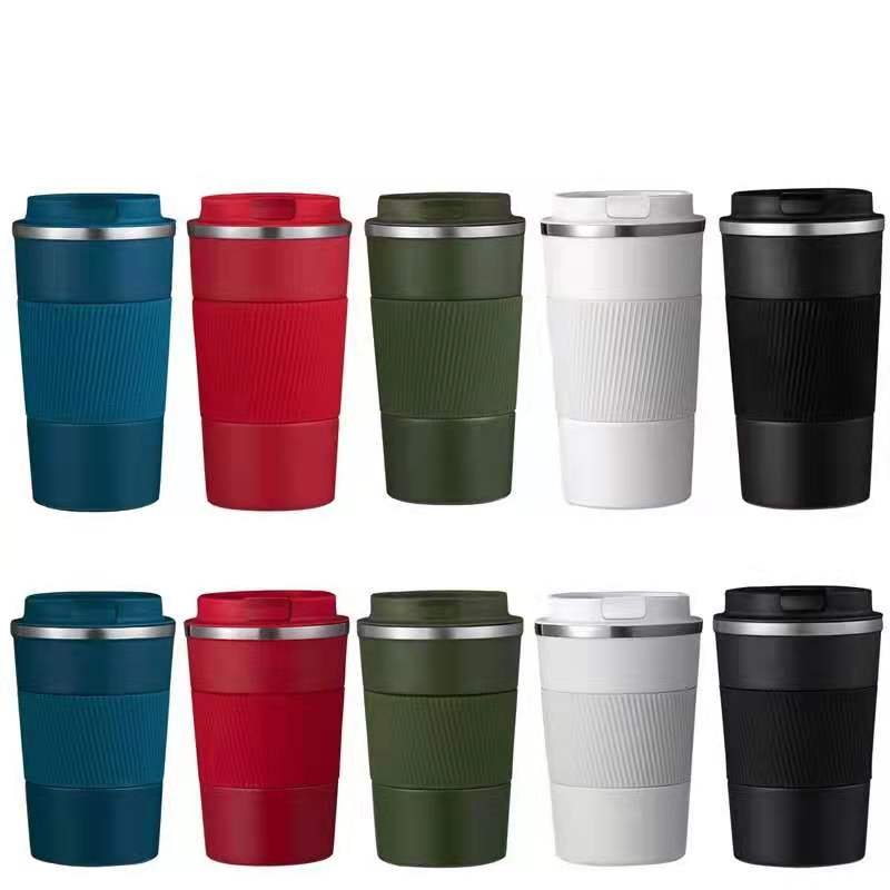 coffee mug double wall stainless steel cup high quality coffee mug with lid