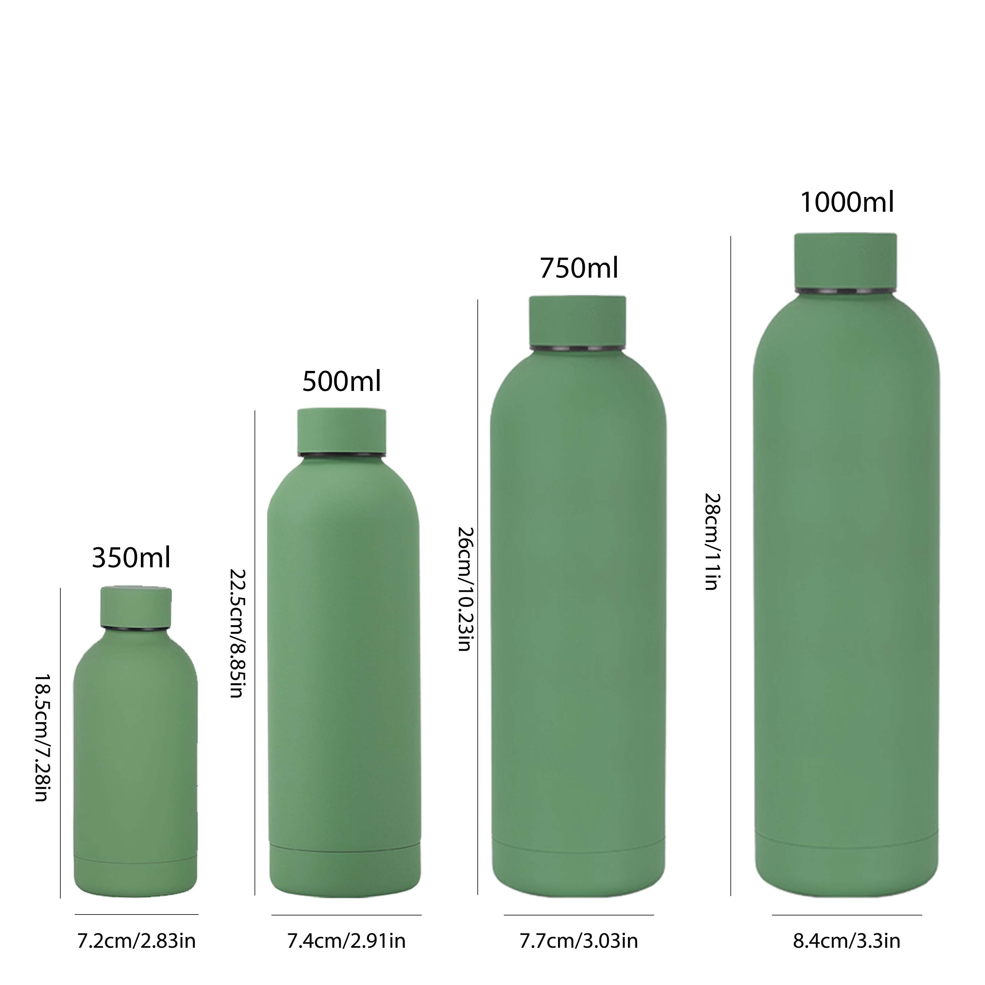 Factory Double Wall Vacuum Flask Narrow Mouth 500ml 750ml Stainless Steel Insulated Water Bottles with Custom Logo
