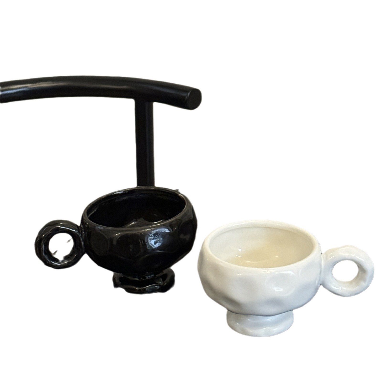 Lelyi Household large-capacity original hand-knealed ceramic mug simple and high-value coffee cups