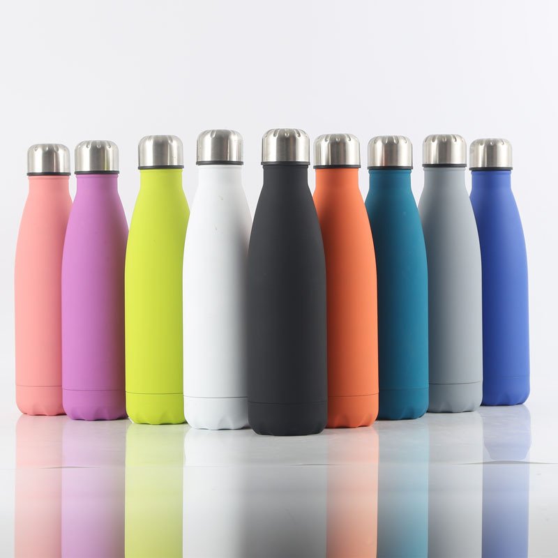 Best Selling Sports Water Cup OEM Custom Eco-Friendly Vacuum Mug Stainless Steel Coke Bottle