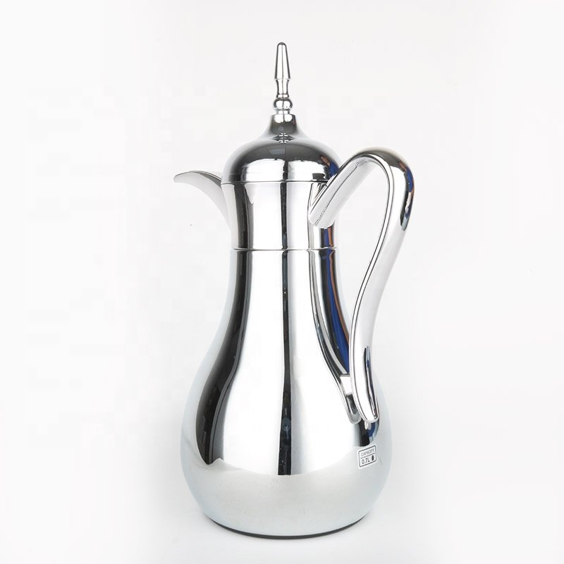 Traditional Arabic Style Fashion Dallah pot 700 ml glass vacuum flask Arabic bottle