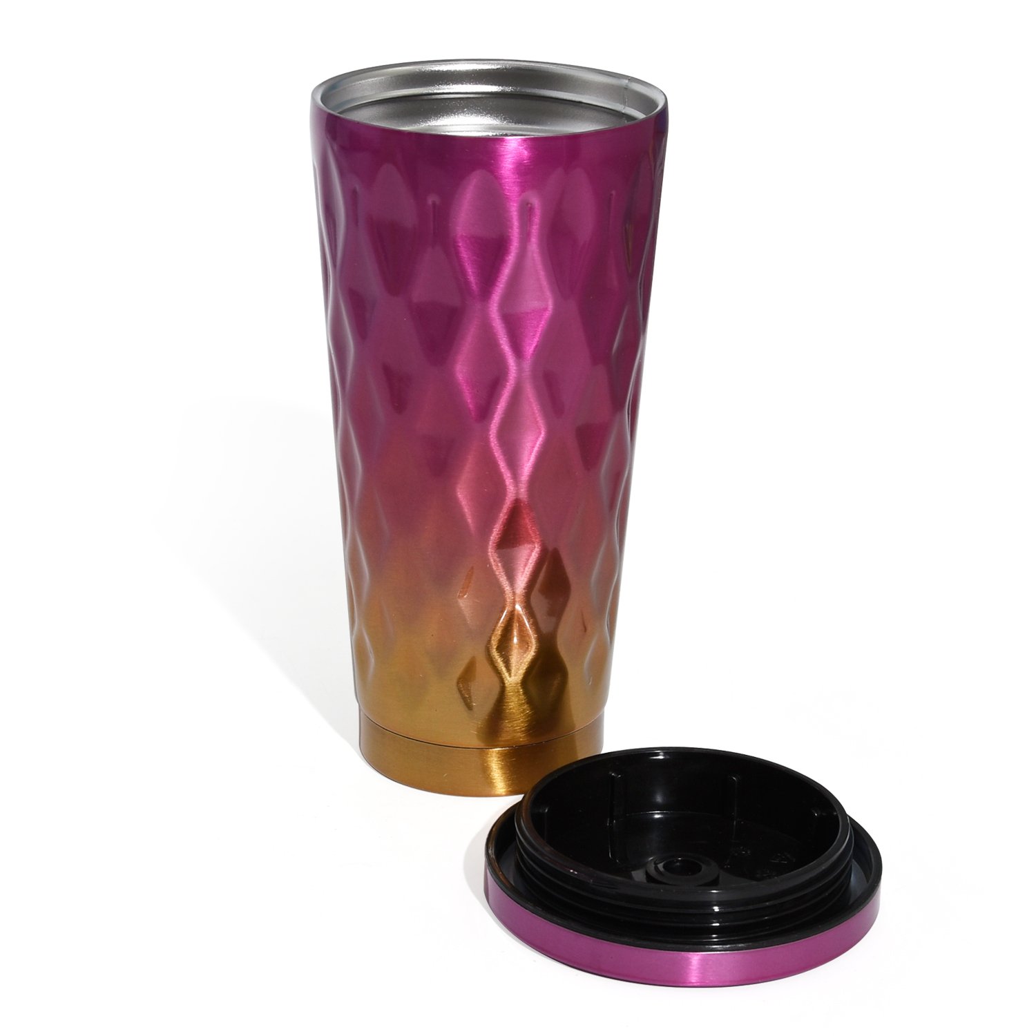 Wholesale Bulk 20oz Double Wall Straw Stainless Steel Tumler Straight Vacuum Flask Mug With Lid Custom Logo