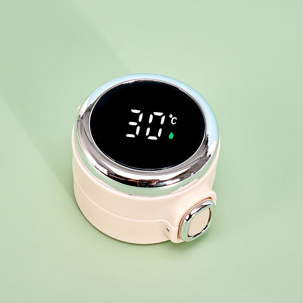 Double Digital Vacuum Insulation 500ml Thermos 304 Stainless Steel Smart Water Bottle with LED Temperature Display