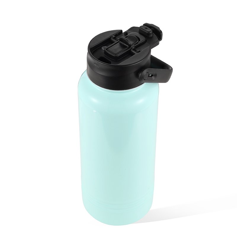 Hot Selling 32 oz Sports Water Bottle Double Wall Vacuum Insulated Stainless Steel Water Bottles with Straw